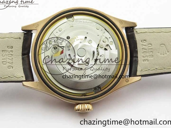 MiroTime 0320 Cellini 50535 Moonphase RG GMF Best Edition White Dial on Brown Leather Strap A Lightweight 2634